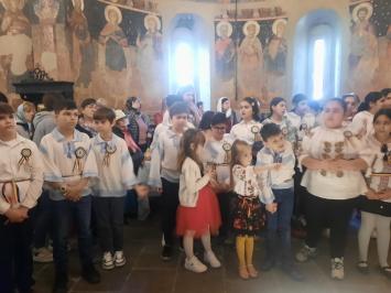 Slujba de Florii la Biserica Scaune