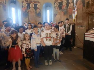 Slujba de Florii la Biserica Scaune